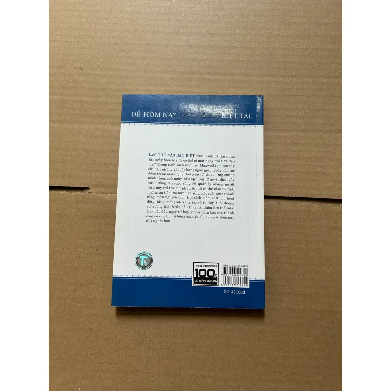 Để hôm nay trở thành kiệt tác 784196