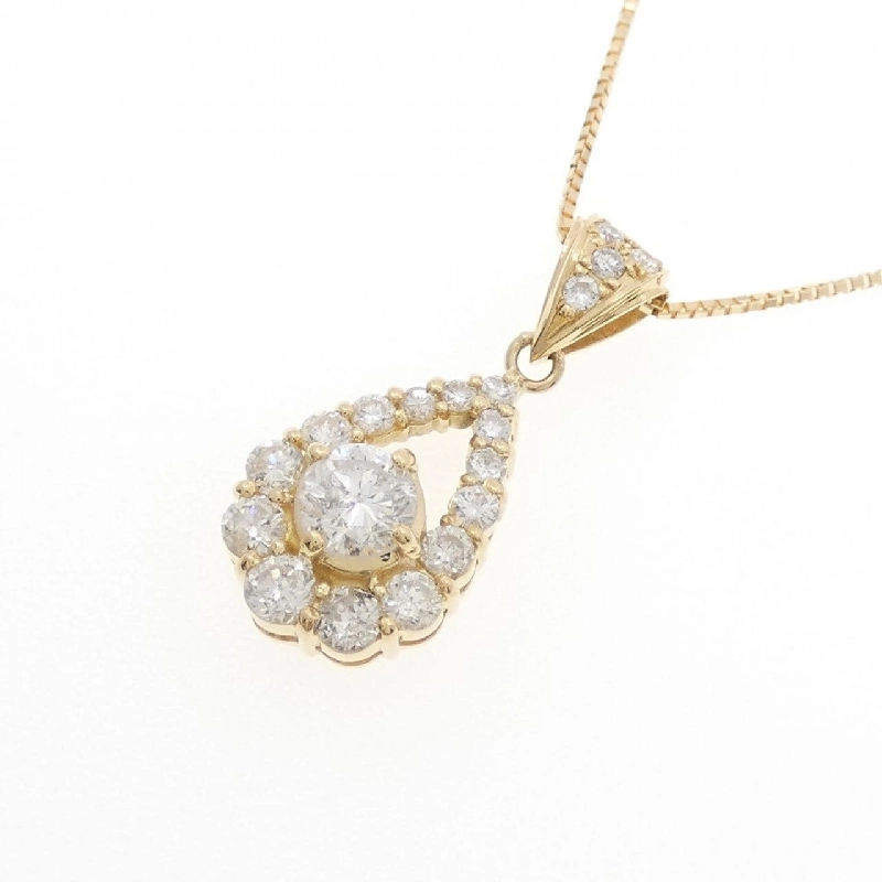 K18YG Dây chuyền kim cương 1.01CT - Hàng hiệu Authentic 857600