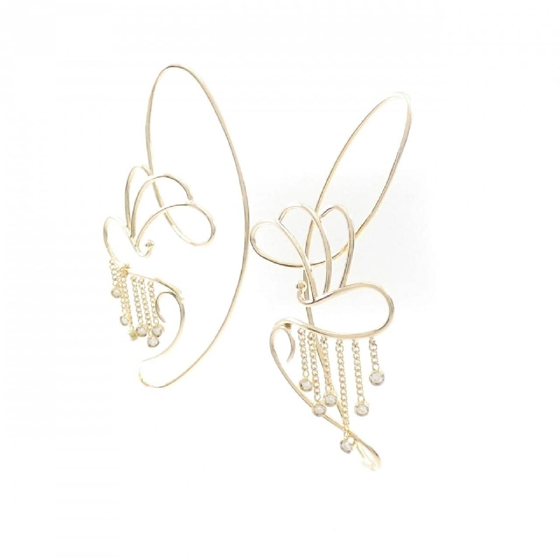 K18YG Bông tai kim cương 0.18CT - Hàng hiệu Chính hãng 870549