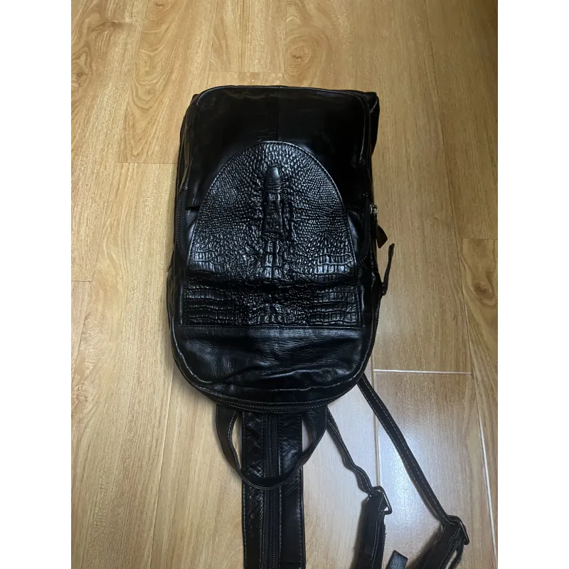 Balo nam, túi đeo chéo da thật 2hand 958591