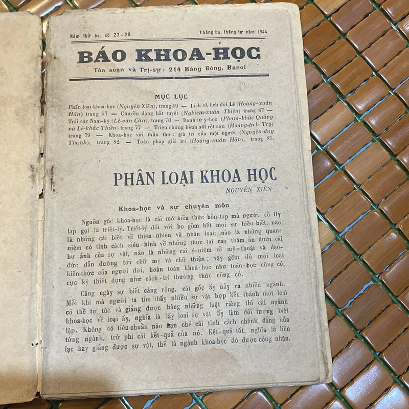 BÁO KHOA HỌC, NĂM THỨ BA - SỐ 27-23 (4/1944) 522812