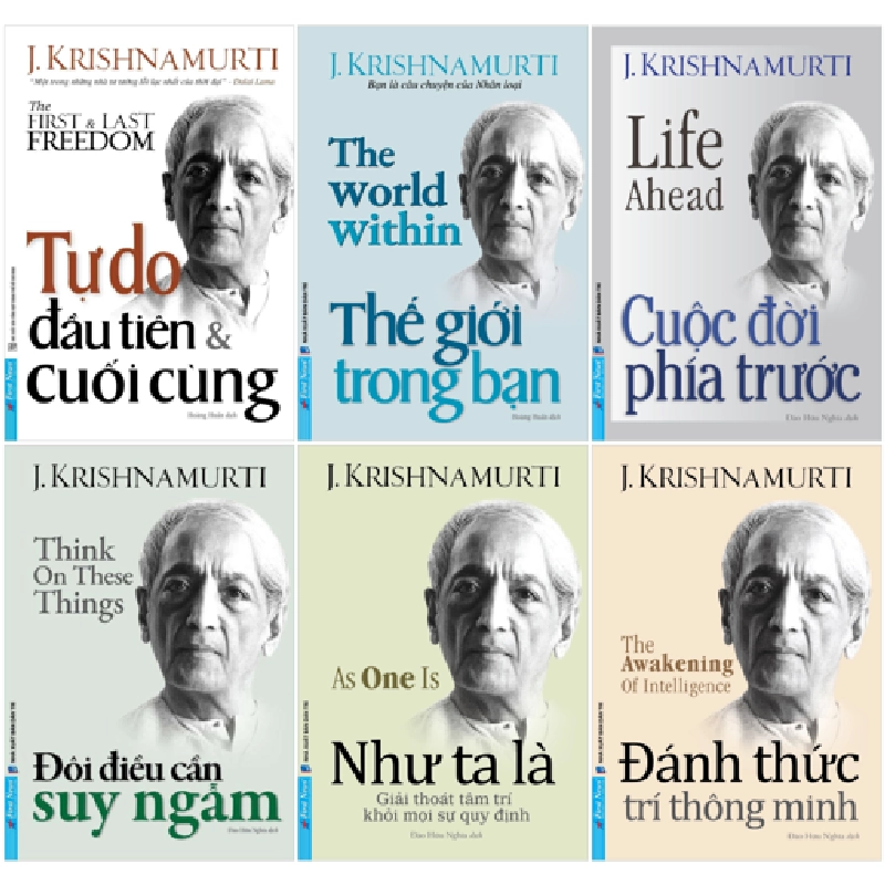 Combo Sách J. Krishnamurti (Bộ 6 Cuốn) - J. Krishnamurti 743697