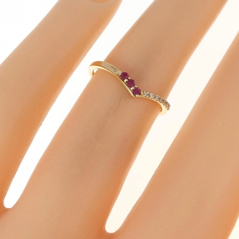 Nhẫn ruby K18YG 0.04CT 670870