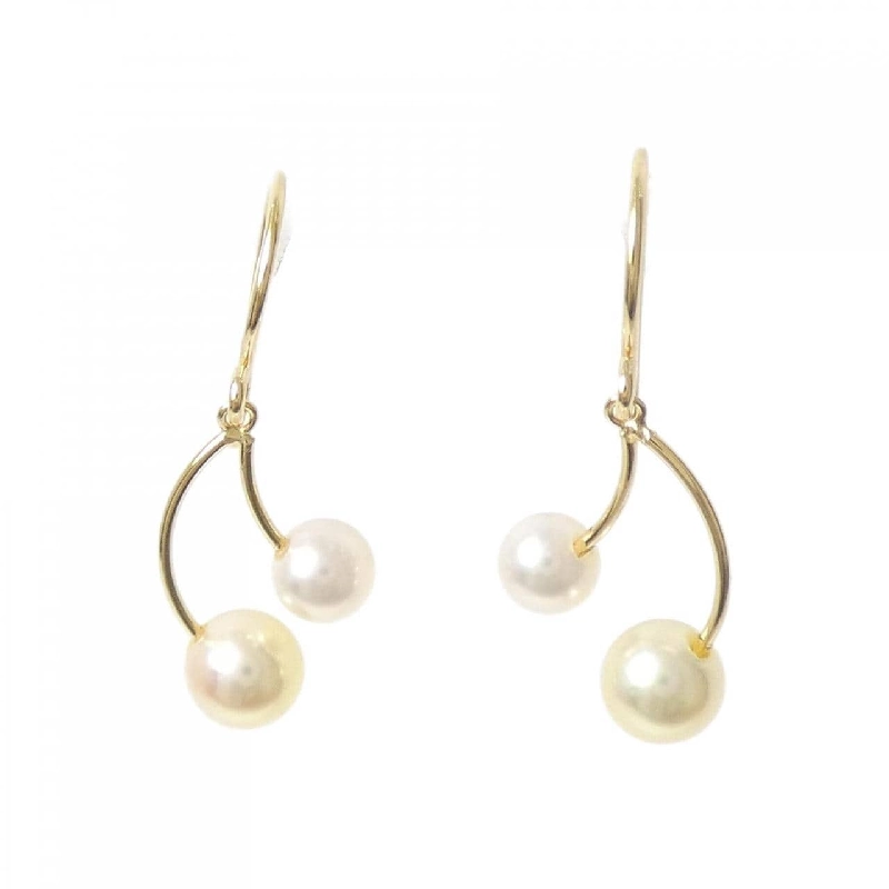 K18YG Bông tai ngọc trai Akoya - Hàng hiệu Authentic 866722