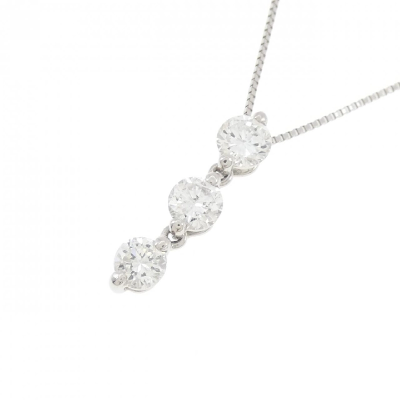 Dây chuyền kim cương ba viên PT900/PT850 1.004CT - Hàng hiệu Authentic 863473