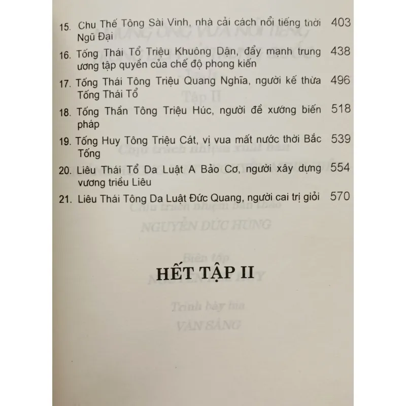 Những ông vua nổi tiếng Trung Quốc (Tiêu Lê) 932862