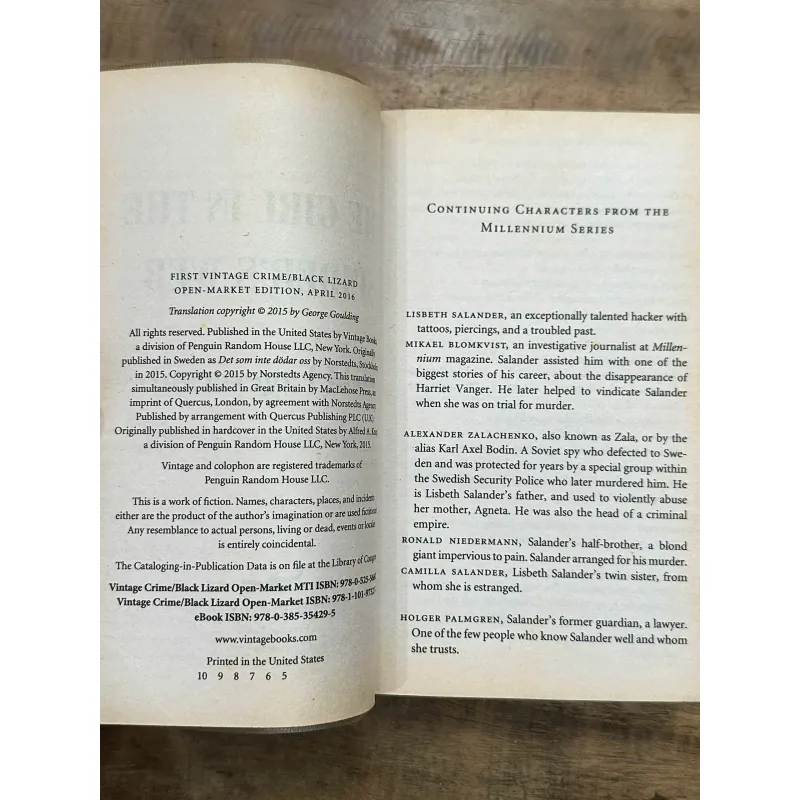 The Girl in the Spider's Web - David Lagercrantz 735430