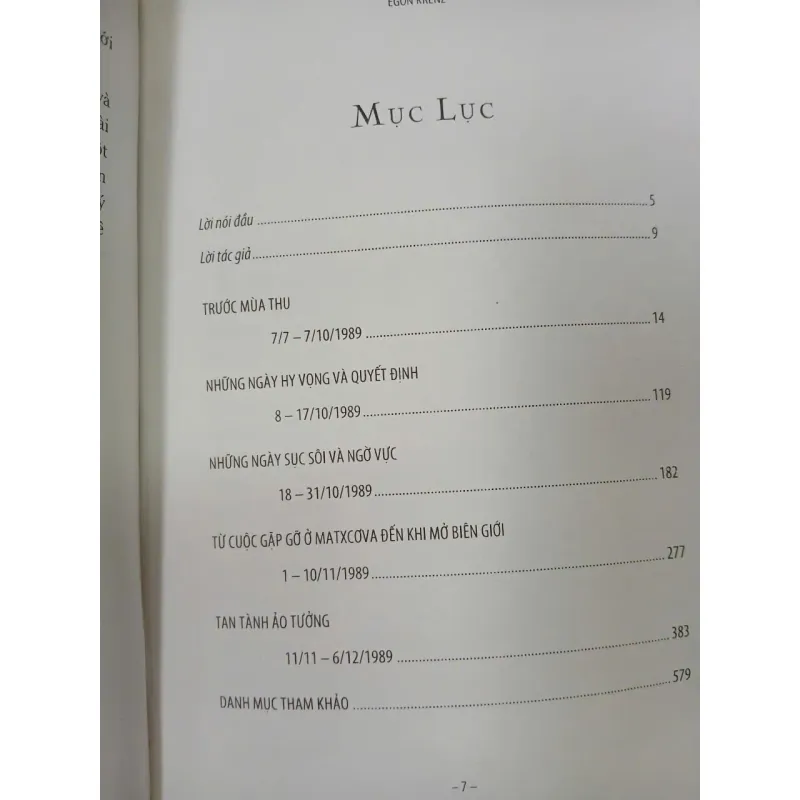 MÙA THU ĐỨC '89 - EGON KRENZ (ĐỨC LÊ dịch) 711397