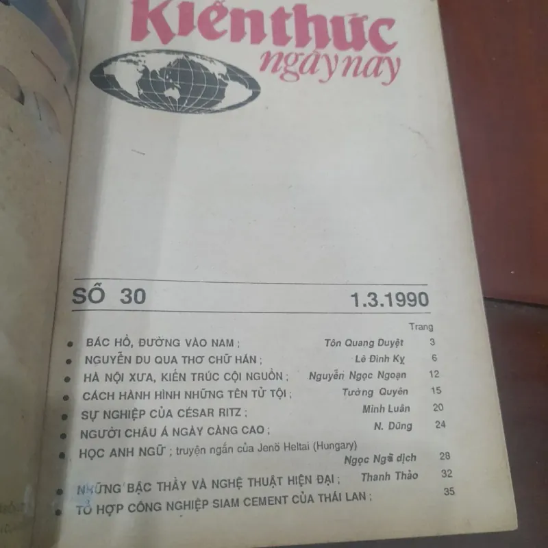KIẾN THỨC NGÀY NAY số 30 ngày 1.3.1990 762134