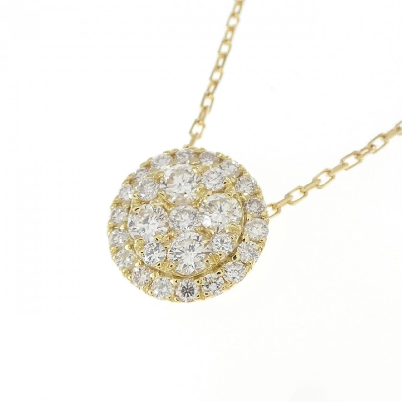 Dây chuyền kim cương K18YG 0.50CT - Hàng hiệu Chính hãng 858775