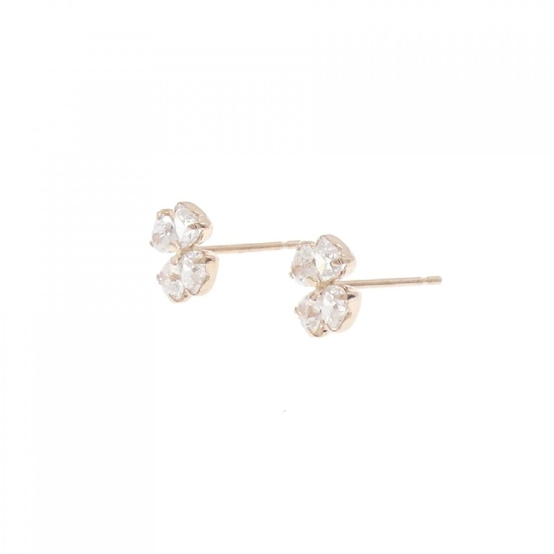 Bông tai hình khối hoa 4゜C 665674