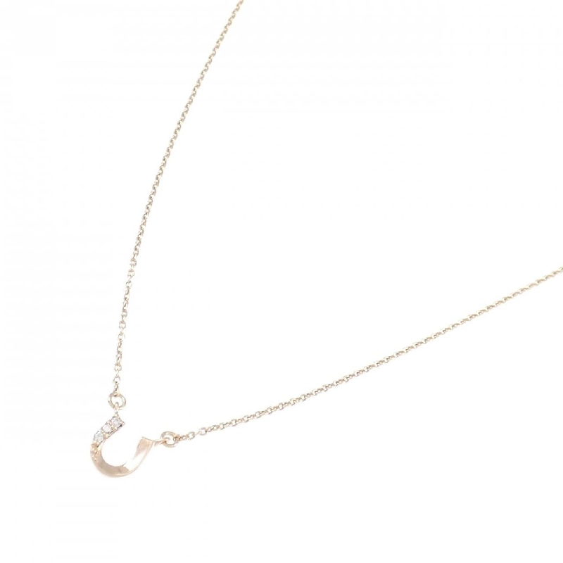 K10PG Nhẫn hình móng ngựa - Dây chuyền kim cương hàng hiệu chính hãng 862011