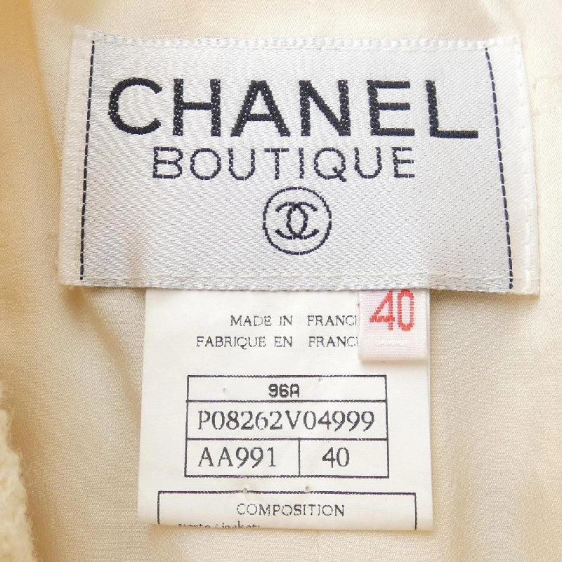 【Mã giảm giá】【Cổ điển】Áo khoác không cổ CHANEL 638432