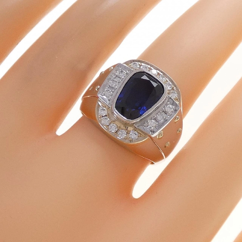 Nhẫn Sapphire PT900/K18YG 4.02CT - Hàng hiệu Chính hãng 847947