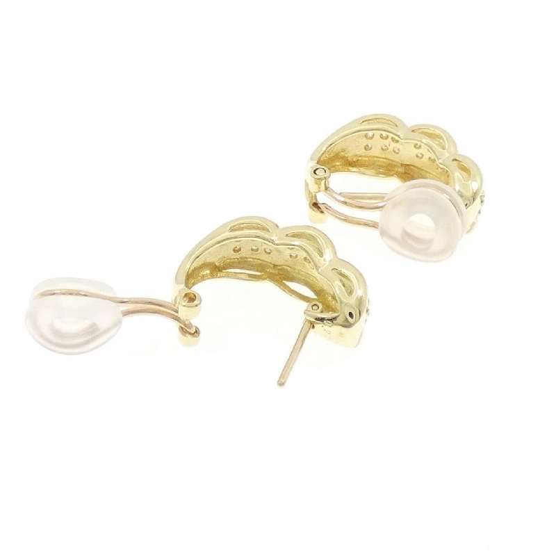 K18YG Bông tai/Khuyên tai kim cương 0.44CT - Hàng hiệu Chính hãng 868105