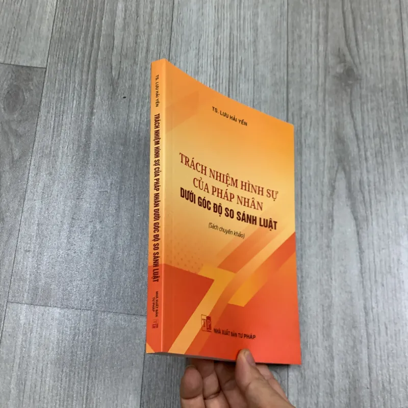 Trách nhiệm hình sự của pháp nhân dưới góc độ so sánh luật.  747249