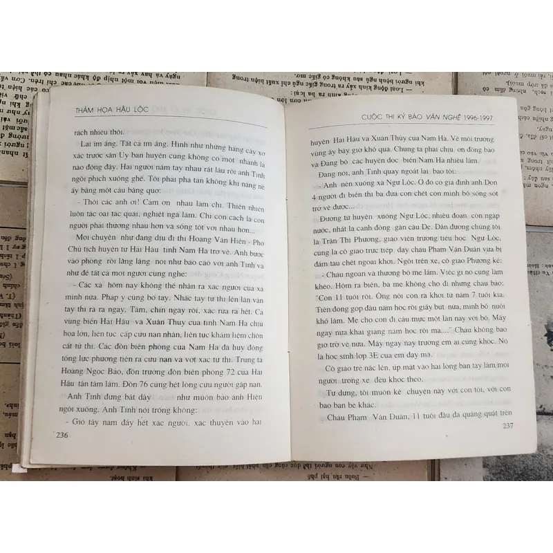 Bút ký - phóng sự được  giải (1996-1997) 726038