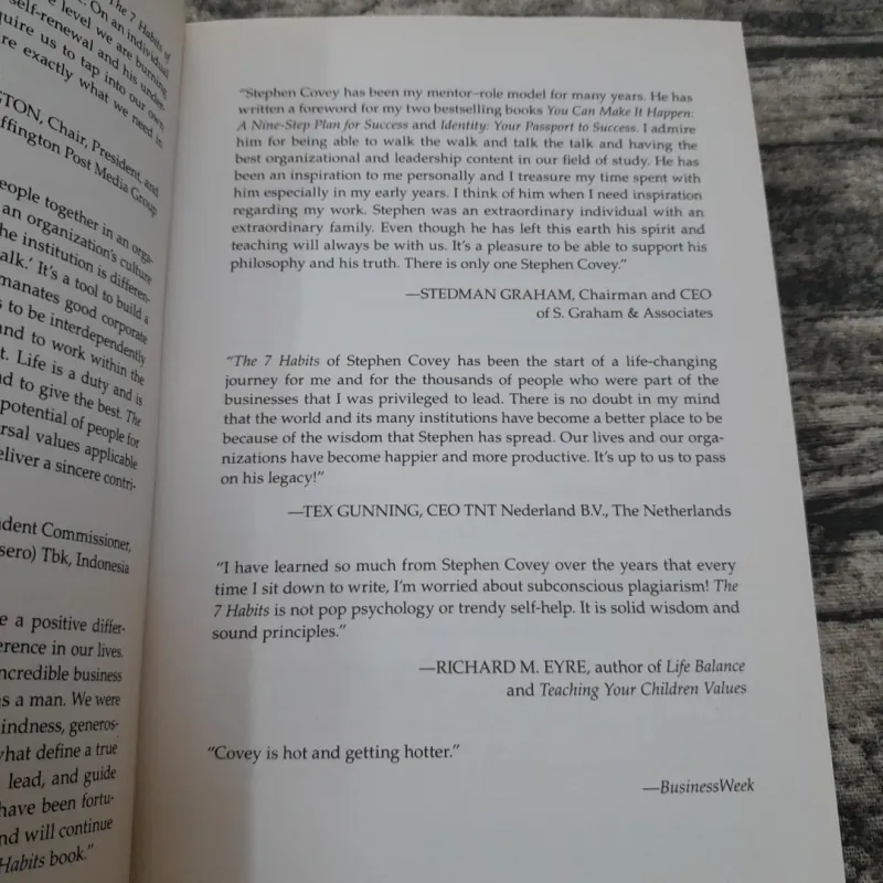 Ngoại văn tiếng Anh. THE 7 HABBITS OF HIGHLY EFFECT PEOPLE. Stephen R. Covey 762607