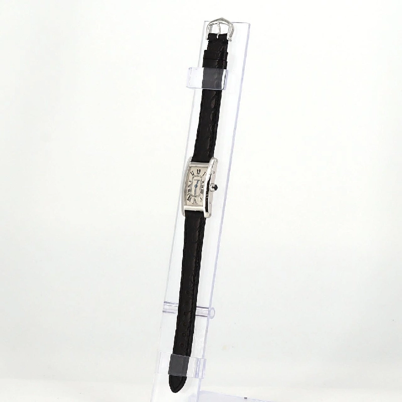 Cartier Tank Americaine SM WG W2601956 WG Quartz - Hàng hiệu Authentic 875783