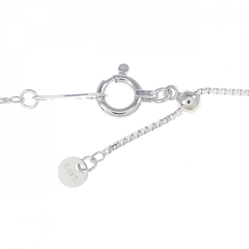 K18WG/K18YG Cú Mèo Ngọc Trai Akoya Dây Chuyền - Hàng hiệu Authentic 856566