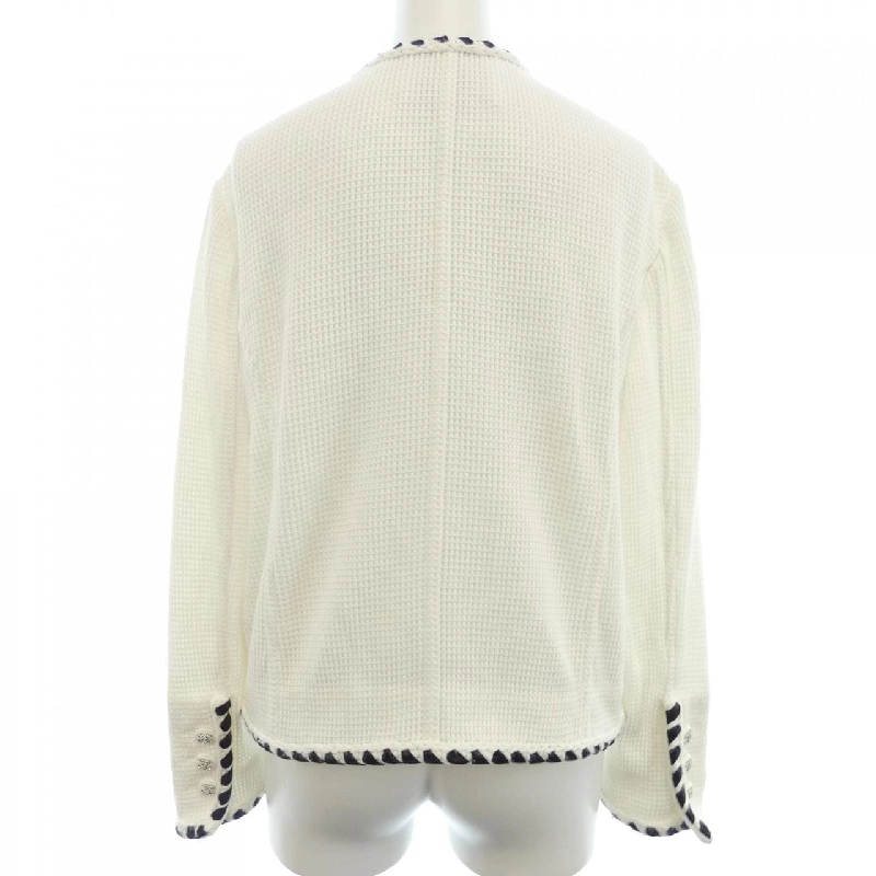 Áo khoác không cổ CHANEL 636606