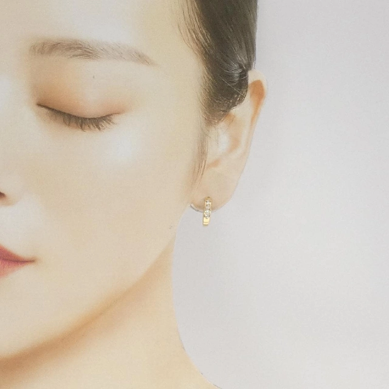 K18YG Bông tai Kim cương 0.32CT - Hàng hiệu Chính hãng 865387