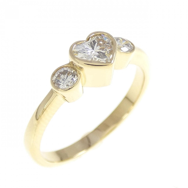 Nhẫn kim cương hình trái tim K18YG 0.50CT 667389