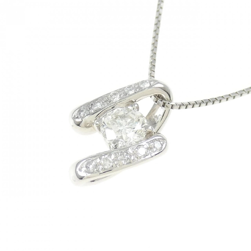 Dây chuyền kim cương PT900/PT850 0.547CT H SI2 Fair - Hàng hiệu Chính hãng 874423