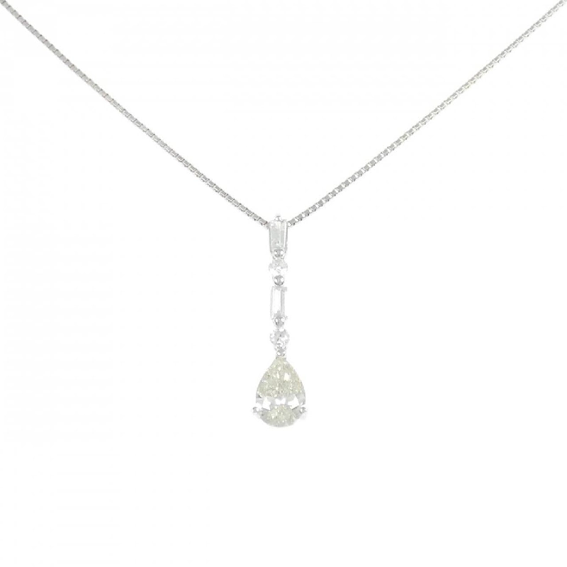 K18WG Dây chuyền kim cương 0.75CT - Hàng hiệu Chính hãng 855849