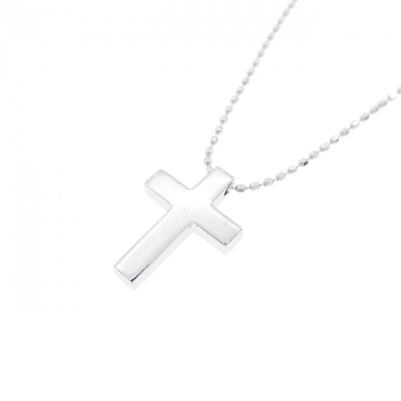 K18WG Dây chuyền hình chữ thập - Hàng hiệu Authentic 858597