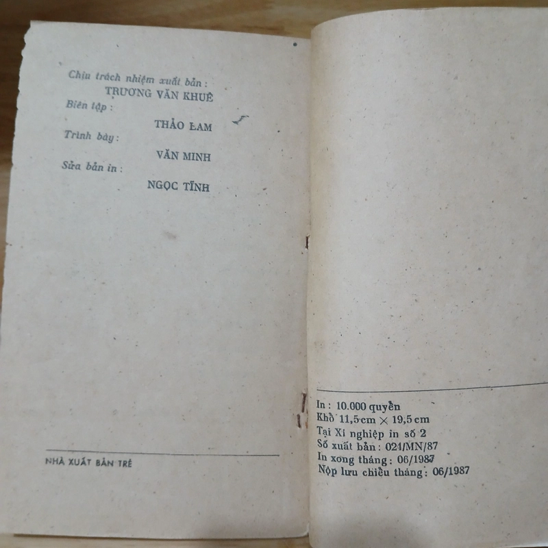 Những Chiếc Thuyền Giấy Của Trang (Nxb Trẻ 1987) 507158
