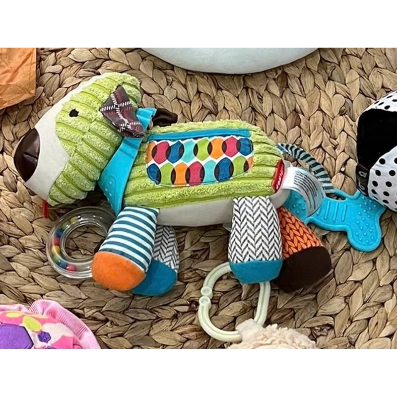 Plush Dog Đồ chơi gặm nướu hãng Skip Hop 2 hand còn nguyên mác (1 con duy nhất) 320484