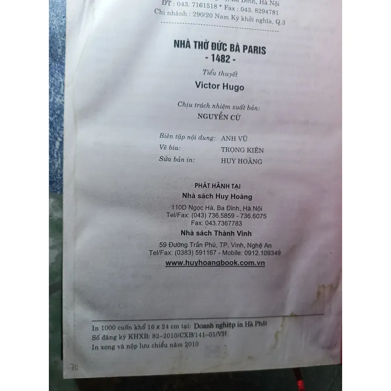 Nhà thờ Đức bà Paris - Victor Hugo 932605