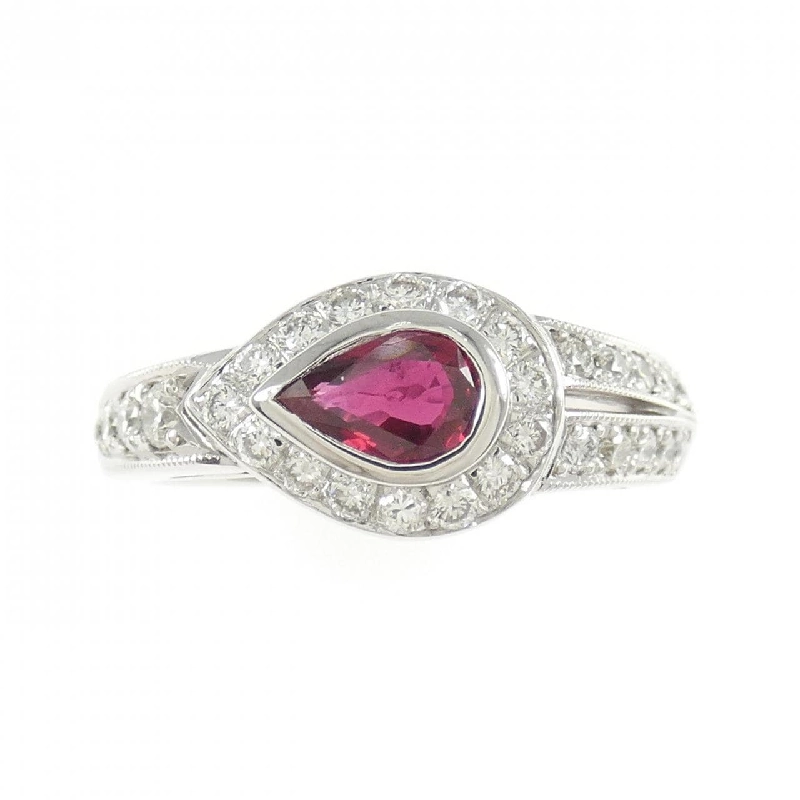 Nhẫn Ruby K18WG 669092