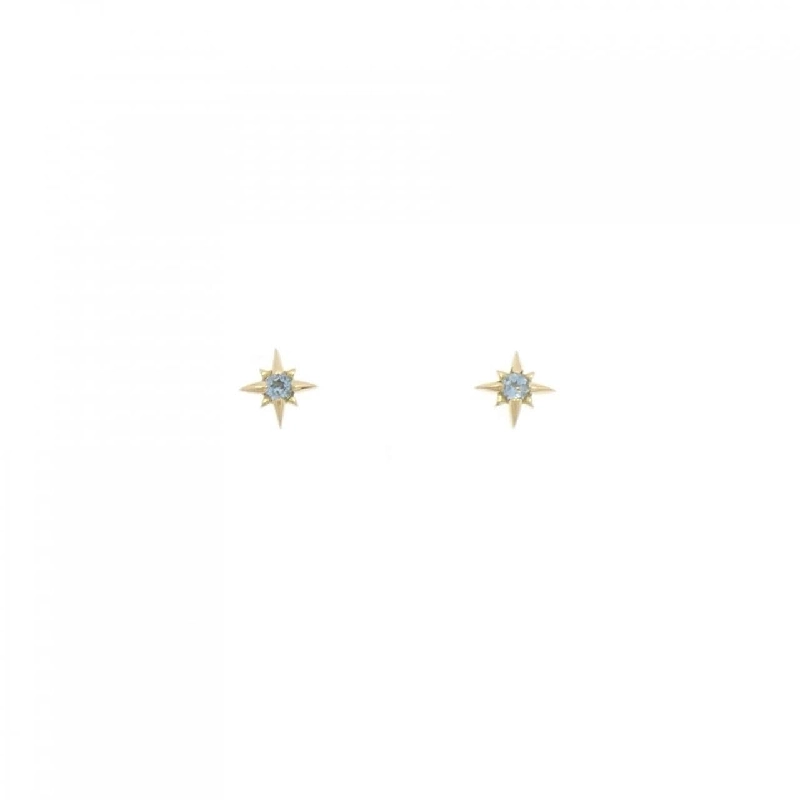 K18YG Aquamarine Bông tai 0.04CT - Hàng hiệu Chính hãng 864452