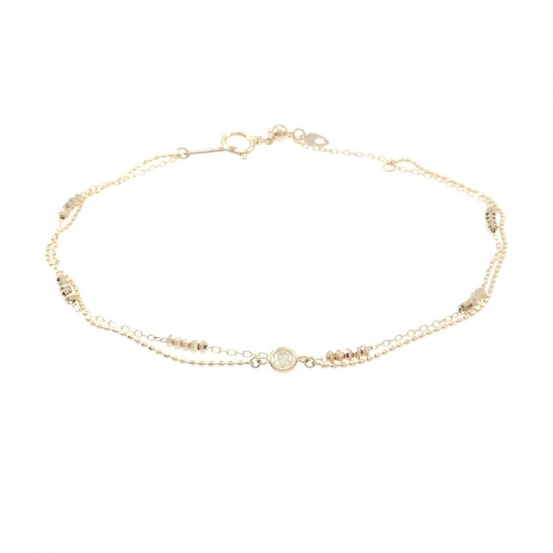 K18PG Vòng tay kim cương 0.09CT - Hàng hiệu Chính hãng 873656