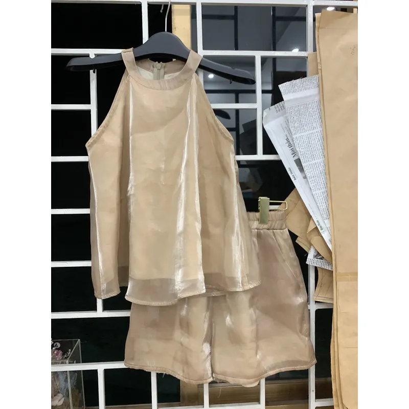 Set áo yếm quần soôc Size S mặc 1 lần  597057