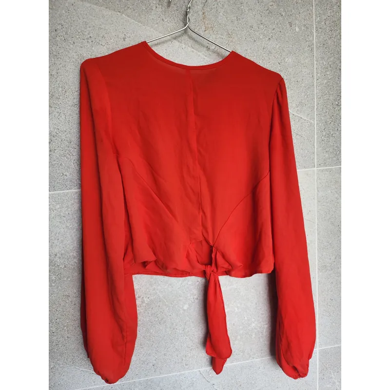 Áo lụa cam 600931