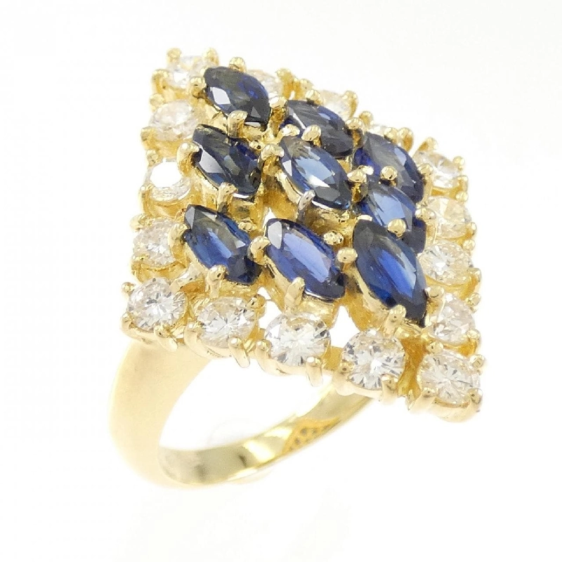 Nhẫn Sapphire K18YG 1.24CT 671316