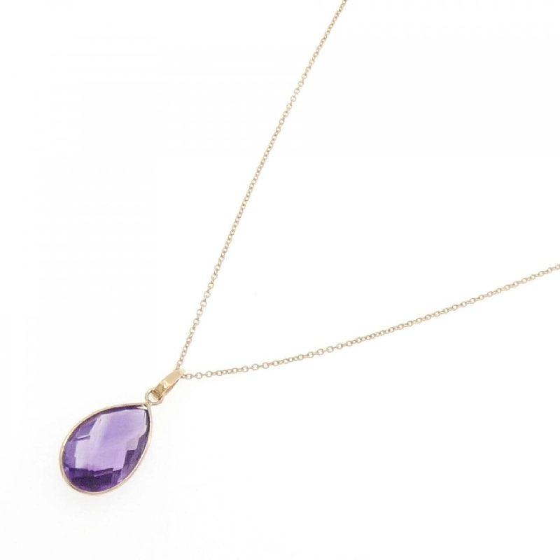 K18YG Amethyst Necklace - Hàng hiệu Authentic 859815