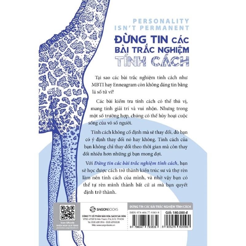 Đừng Tin Các Bài Trắc Nghiệm Tính Cách - TS. Benjamin Hardy 176356