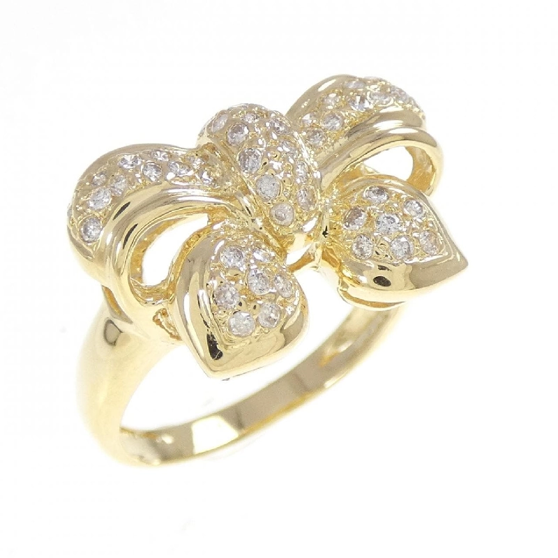 Nhẫn kim cương hình ruy băng K18YG 0.31CT - Hàng hiệu Chính hãng 847282