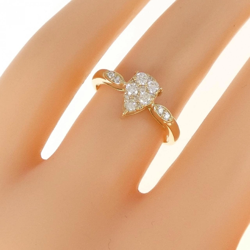 Nhẫn kim cương K18YG 0.25CT 670305