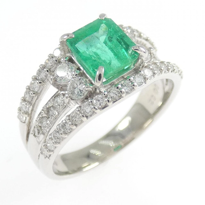 Nhẫn Emerald PT900 1.06CT - Hàng hiệu Chính hãng 849836