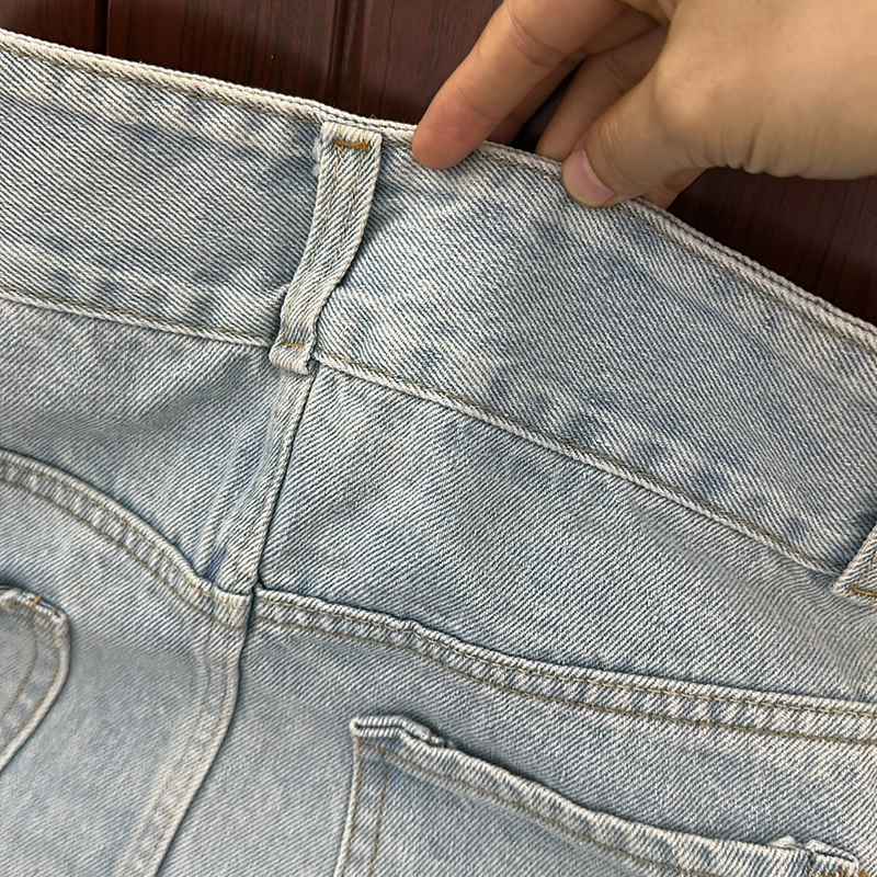 Chân váy jean có xẻ 500160