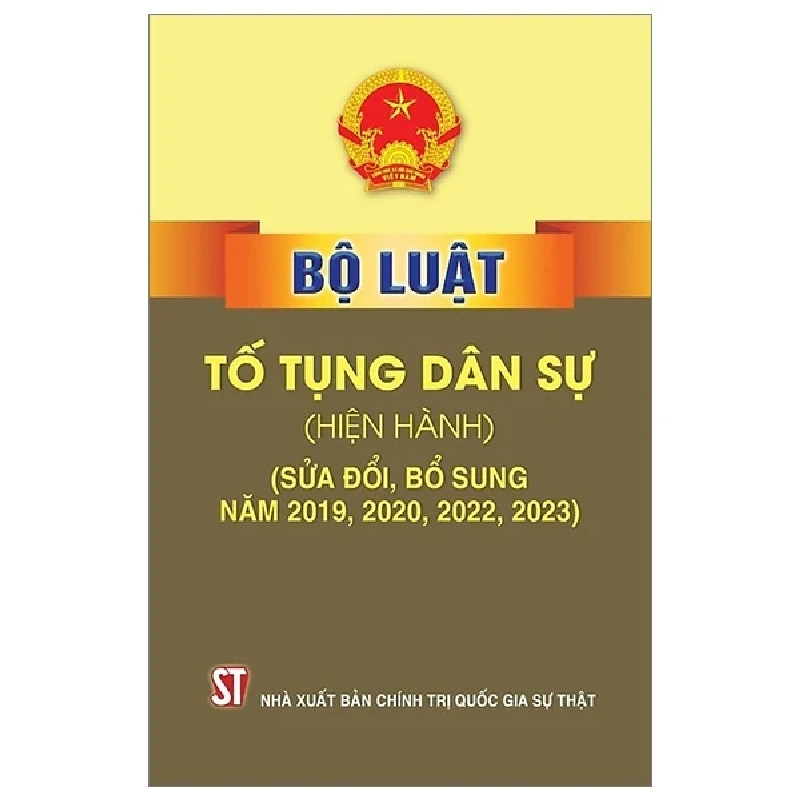 Bộ Luật Tố Tụng Dân Sự (Hiện Hành) (Sửa Đổi, Bổ Sung Năm 2019, 2020, 2022, 2023) - Quốc Hội 282323