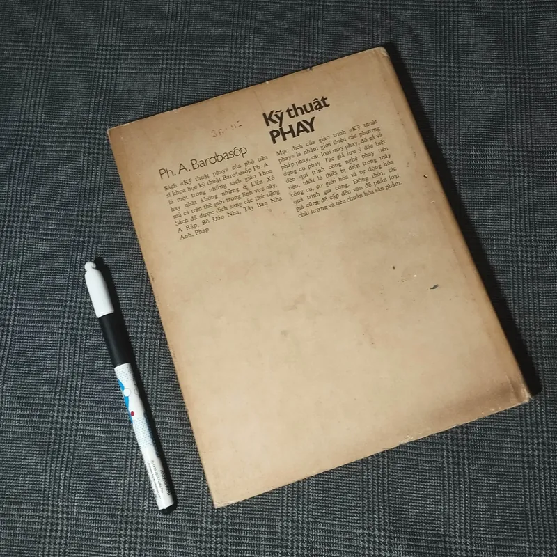 [Bìa cứng] Kỹ thuật Phay - Ph. A. Barơbasôp - Năm 1984 682445