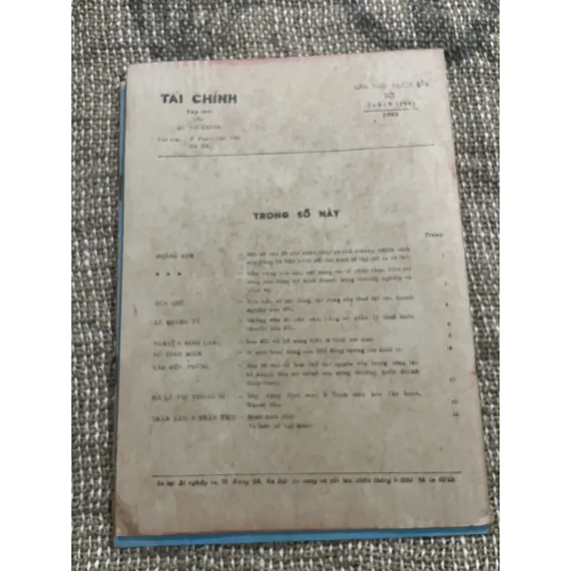 Tạp chí tài chính - khổ lớn 7-8-9.1980  1021364