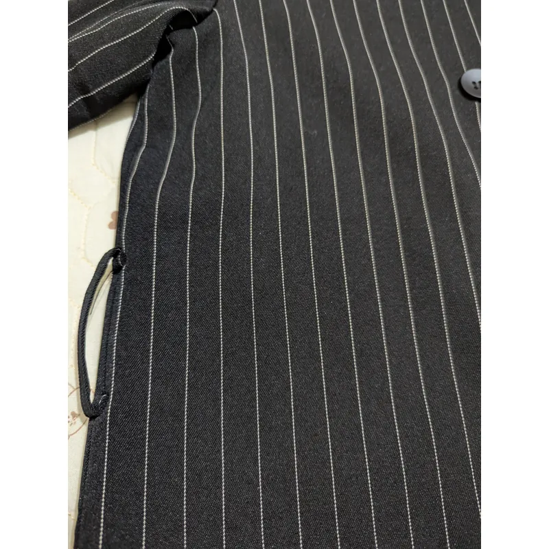Áo Blazer đen kẻ sọc free size 98% 604438