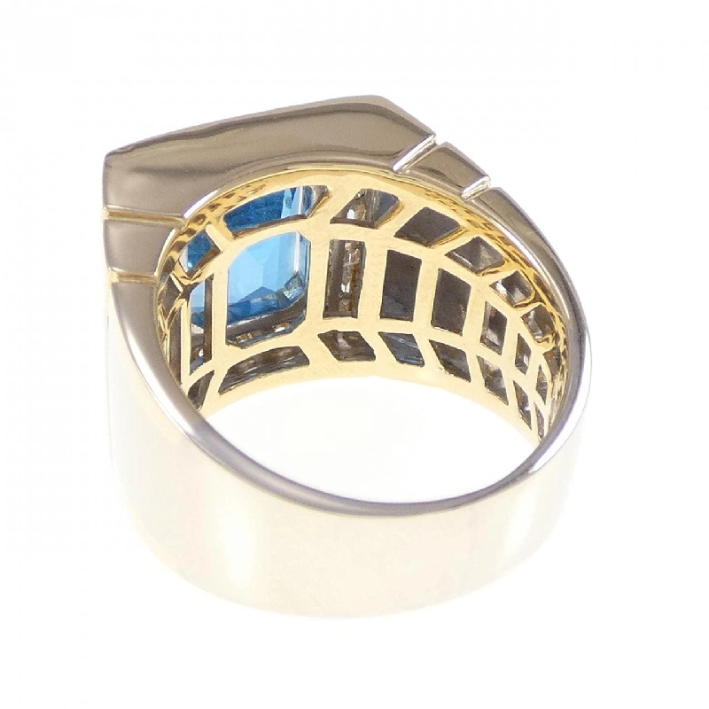 Nhẫn Blue Topaz K18YG/K18WG 7.72CT 666176